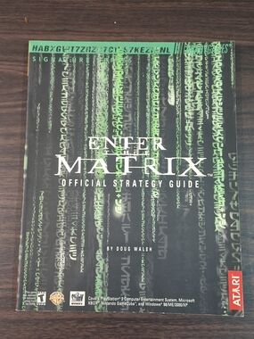 BEST OFFER? Enter The Matrix Official Strategy Guide 10/10 Xbox Playstation